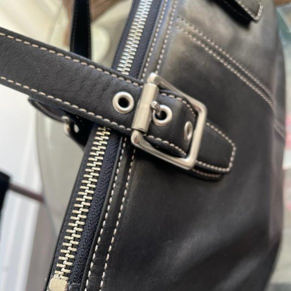 Authentic Coach Black Bag and Wallet Matching 2000's - Picture 4 of 15